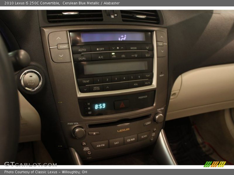 Cerulean Blue Metallic / Alabaster 2010 Lexus IS 250C Convertible