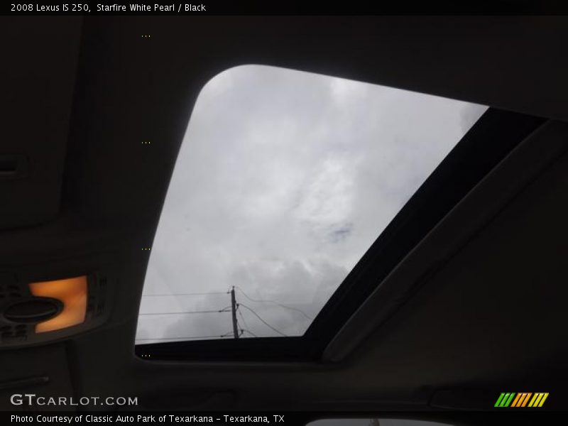 Starfire White Pearl / Black 2008 Lexus IS 250