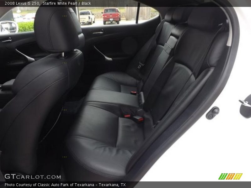 Starfire White Pearl / Black 2008 Lexus IS 250