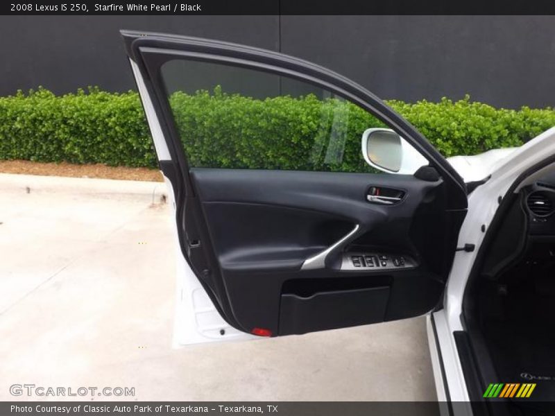 Starfire White Pearl / Black 2008 Lexus IS 250