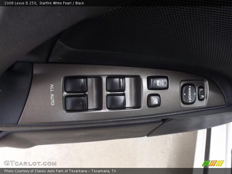 Starfire White Pearl / Black 2008 Lexus IS 250