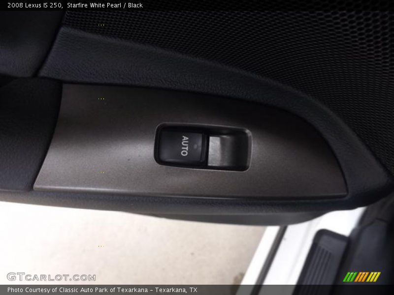 Starfire White Pearl / Black 2008 Lexus IS 250