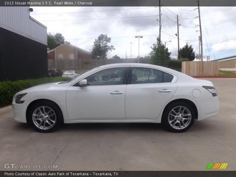 Pearl White / Charcoal 2013 Nissan Maxima 3.5 S