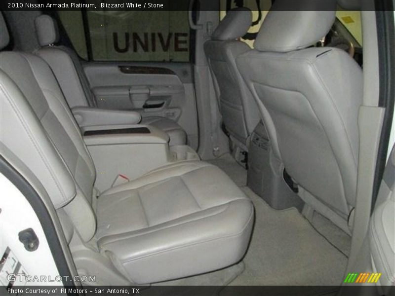 Blizzard White / Stone 2010 Nissan Armada Platinum