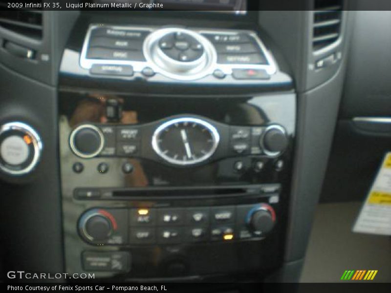 Liquid Platinum Metallic / Graphite 2009 Infiniti FX 35