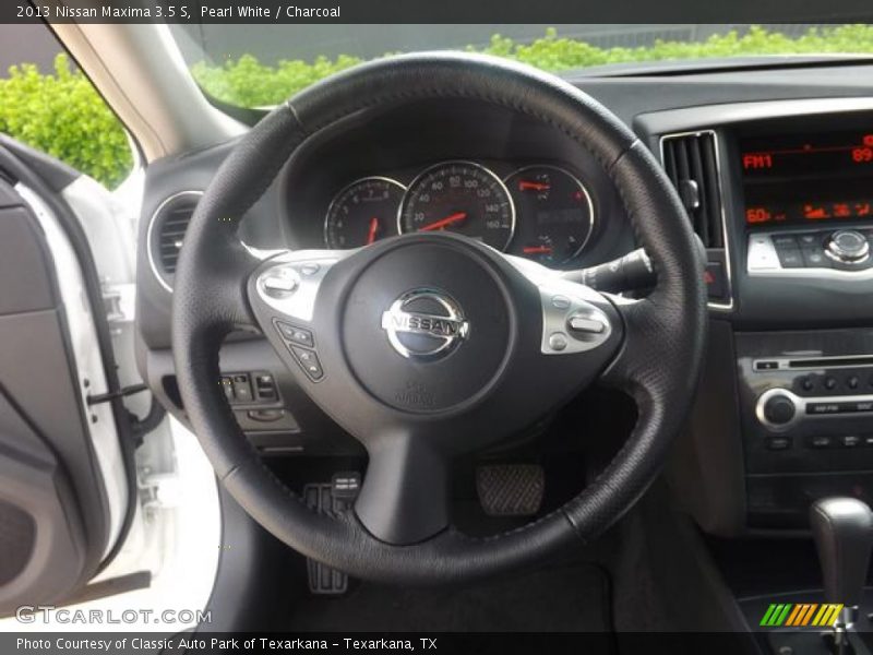 Pearl White / Charcoal 2013 Nissan Maxima 3.5 S
