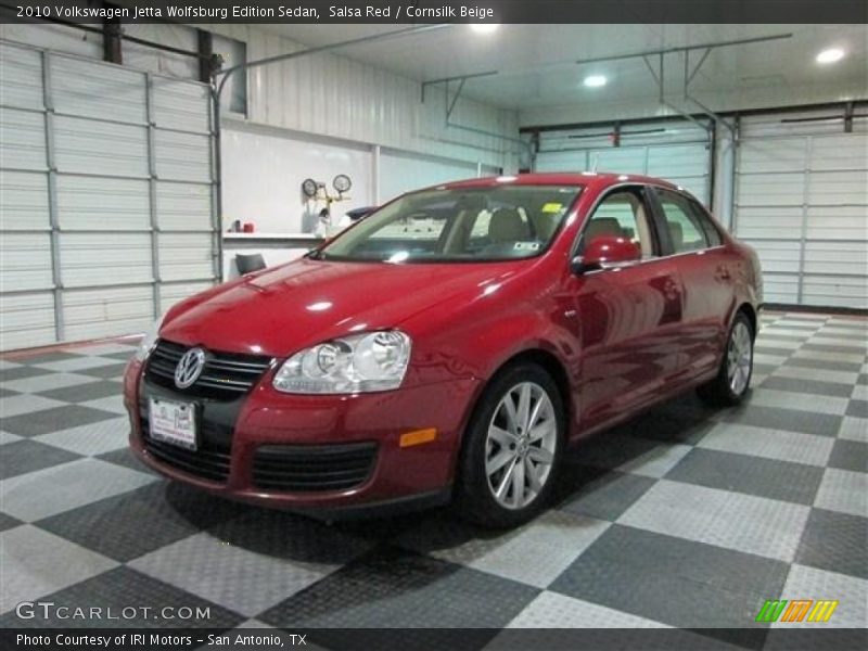 Salsa Red / Cornsilk Beige 2010 Volkswagen Jetta Wolfsburg Edition Sedan