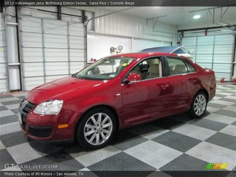 Salsa Red / Cornsilk Beige 2010 Volkswagen Jetta Wolfsburg Edition Sedan