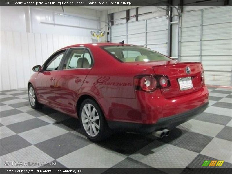 Salsa Red / Cornsilk Beige 2010 Volkswagen Jetta Wolfsburg Edition Sedan