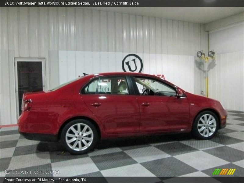 Salsa Red / Cornsilk Beige 2010 Volkswagen Jetta Wolfsburg Edition Sedan