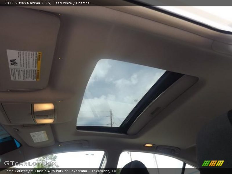 Pearl White / Charcoal 2013 Nissan Maxima 3.5 S