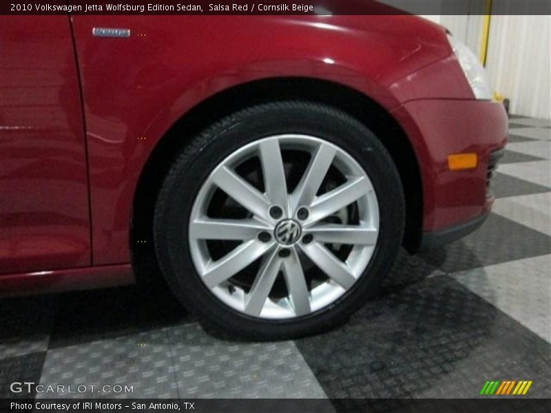 Salsa Red / Cornsilk Beige 2010 Volkswagen Jetta Wolfsburg Edition Sedan