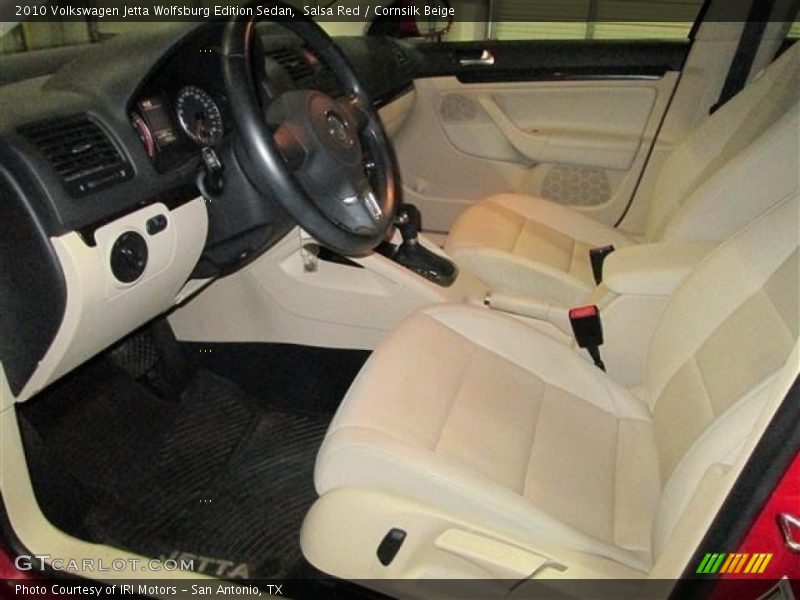Salsa Red / Cornsilk Beige 2010 Volkswagen Jetta Wolfsburg Edition Sedan