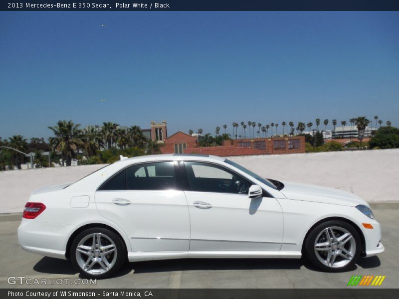 Polar White / Black 2013 Mercedes-Benz E 350 Sedan