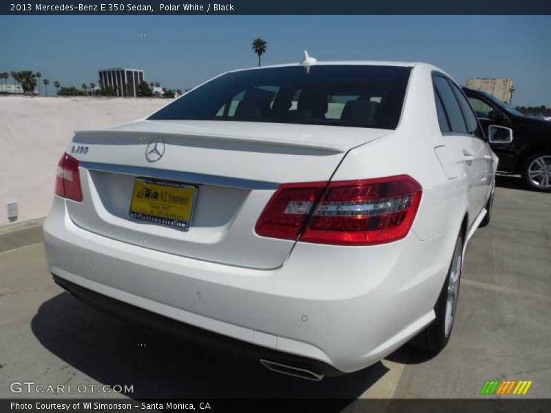 Polar White / Black 2013 Mercedes-Benz E 350 Sedan