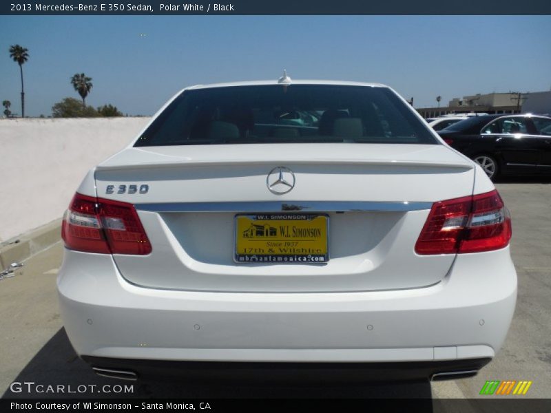 Polar White / Black 2013 Mercedes-Benz E 350 Sedan