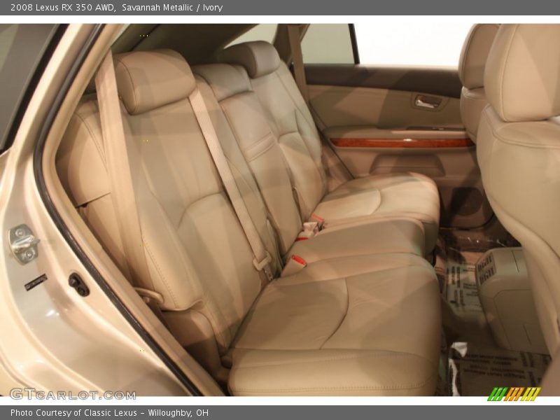 Rear Seat of 2008 RX 350 AWD