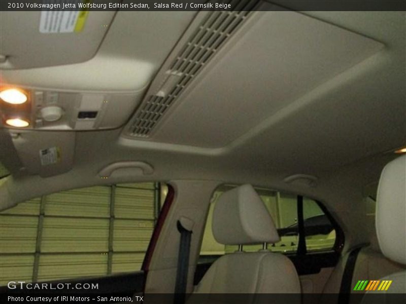 Salsa Red / Cornsilk Beige 2010 Volkswagen Jetta Wolfsburg Edition Sedan