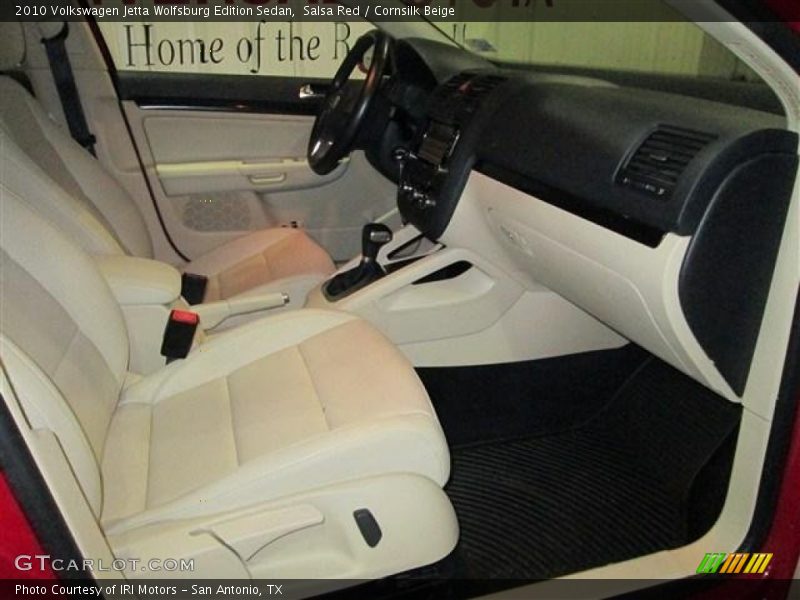 Salsa Red / Cornsilk Beige 2010 Volkswagen Jetta Wolfsburg Edition Sedan