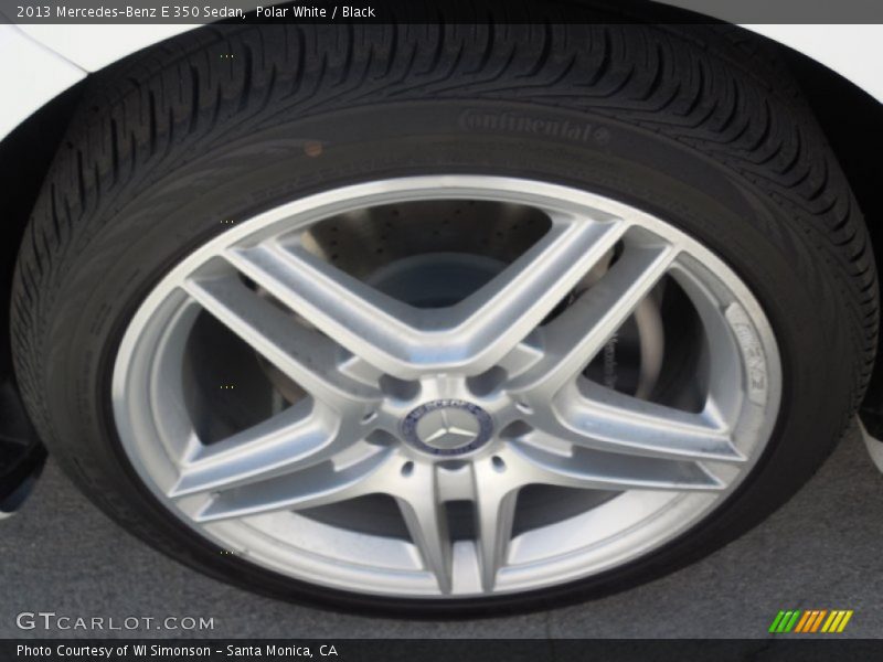 Polar White / Black 2013 Mercedes-Benz E 350 Sedan