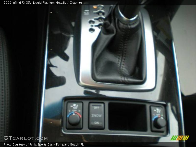 Liquid Platinum Metallic / Graphite 2009 Infiniti FX 35