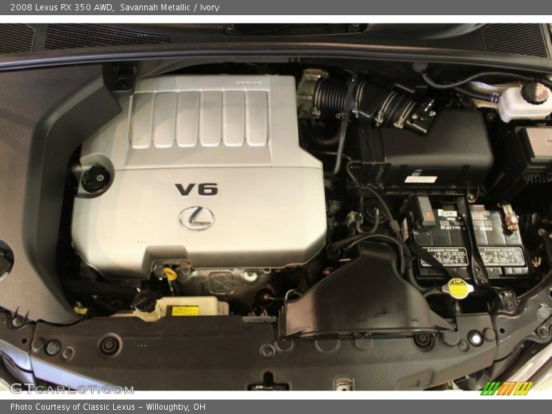  2008 RX 350 AWD Engine - 3.5 Liter DOHC 24-Valve VVT V6