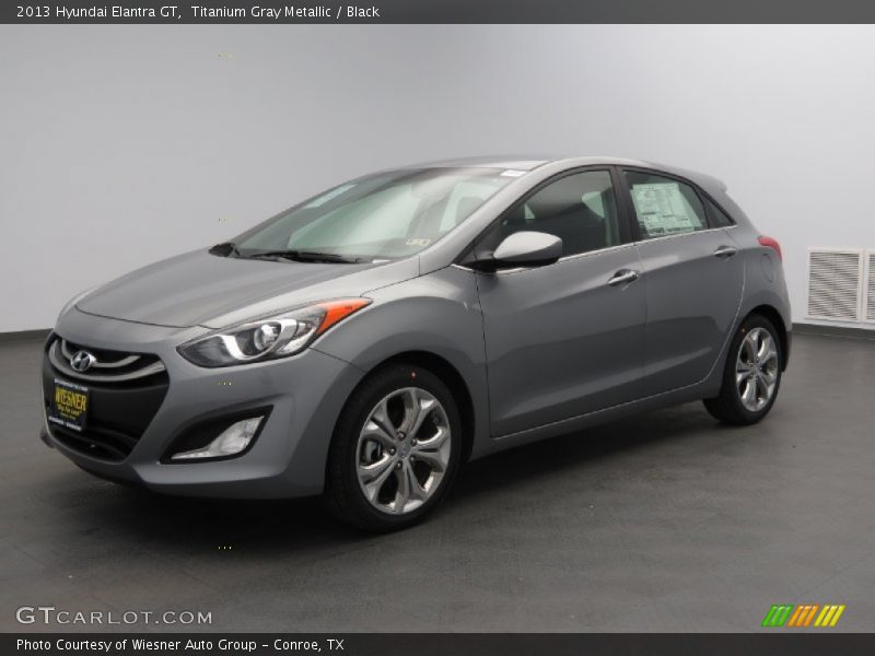 Titanium Gray Metallic / Black 2013 Hyundai Elantra GT