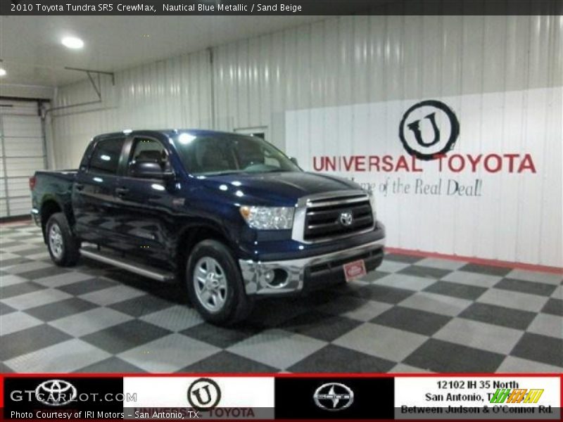 Nautical Blue Metallic / Sand Beige 2010 Toyota Tundra SR5 CrewMax