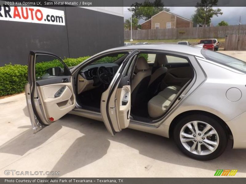 Satin Metal Metallic / Beige 2013 Kia Optima LX