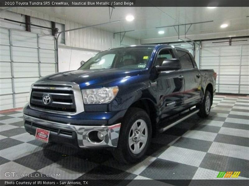Nautical Blue Metallic / Sand Beige 2010 Toyota Tundra SR5 CrewMax