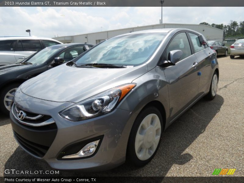 Titanium Gray Metallic / Black 2013 Hyundai Elantra GT