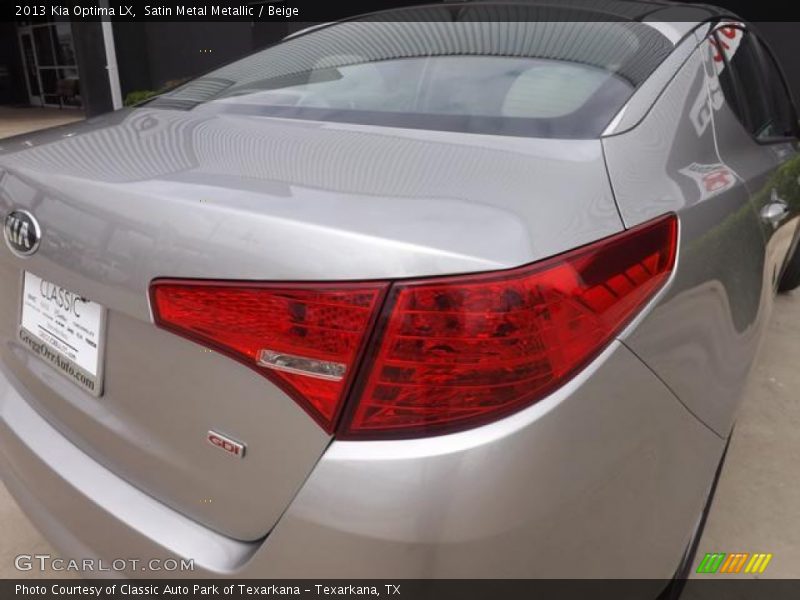 Satin Metal Metallic / Beige 2013 Kia Optima LX