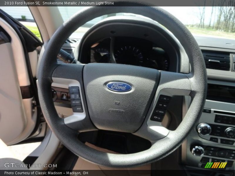 Smokestone Metallic / Medium Light Stone 2010 Ford Fusion SE