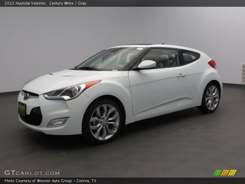 Century White / Gray 2013 Hyundai Veloster