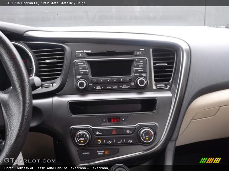 Satin Metal Metallic / Beige 2013 Kia Optima LX