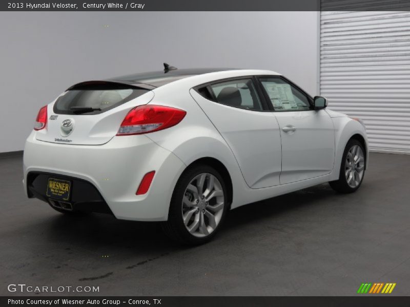 Century White / Gray 2013 Hyundai Veloster