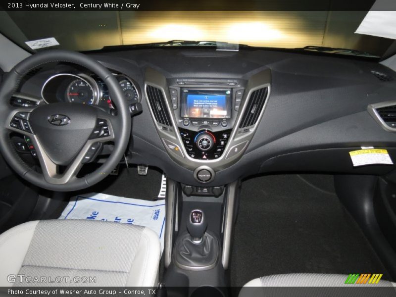 Century White / Gray 2013 Hyundai Veloster