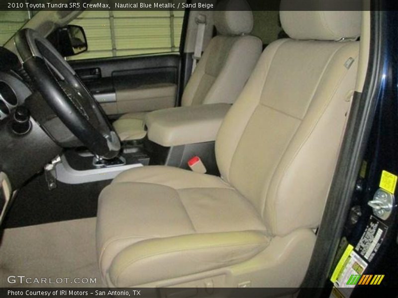 Nautical Blue Metallic / Sand Beige 2010 Toyota Tundra SR5 CrewMax