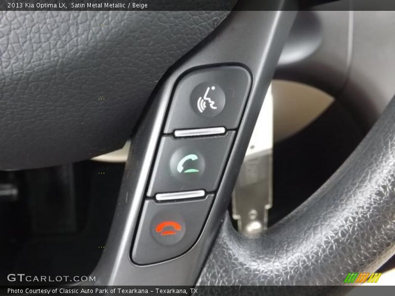 Satin Metal Metallic / Beige 2013 Kia Optima LX