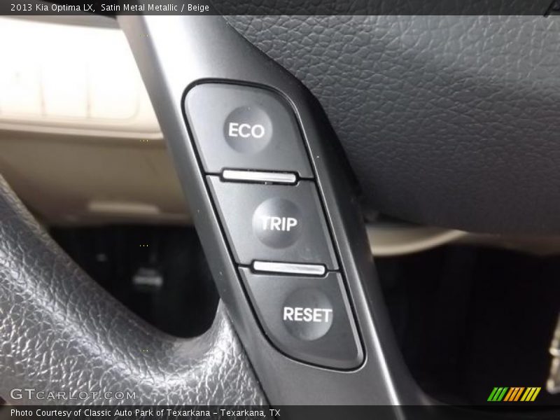 Satin Metal Metallic / Beige 2013 Kia Optima LX