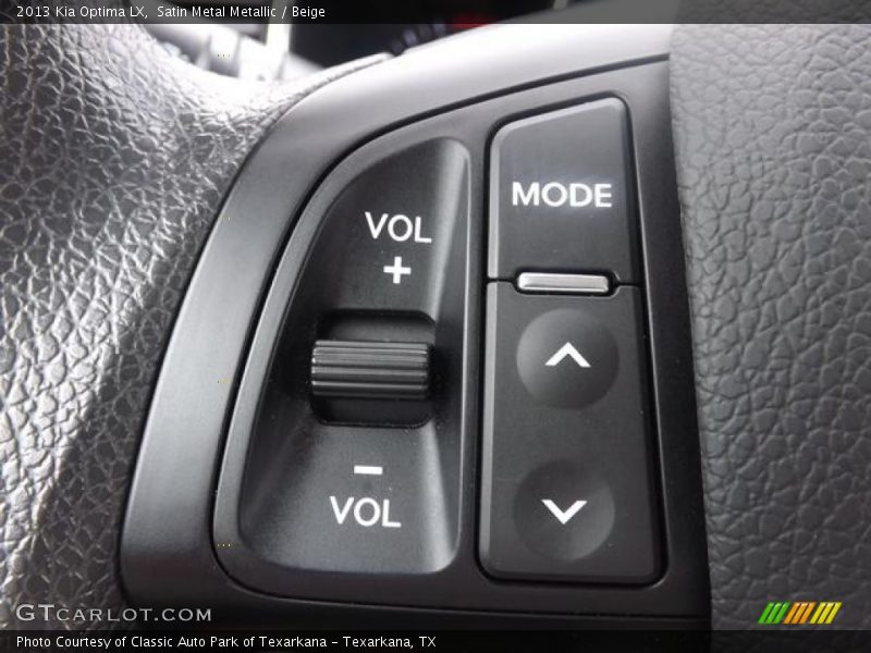 Satin Metal Metallic / Beige 2013 Kia Optima LX