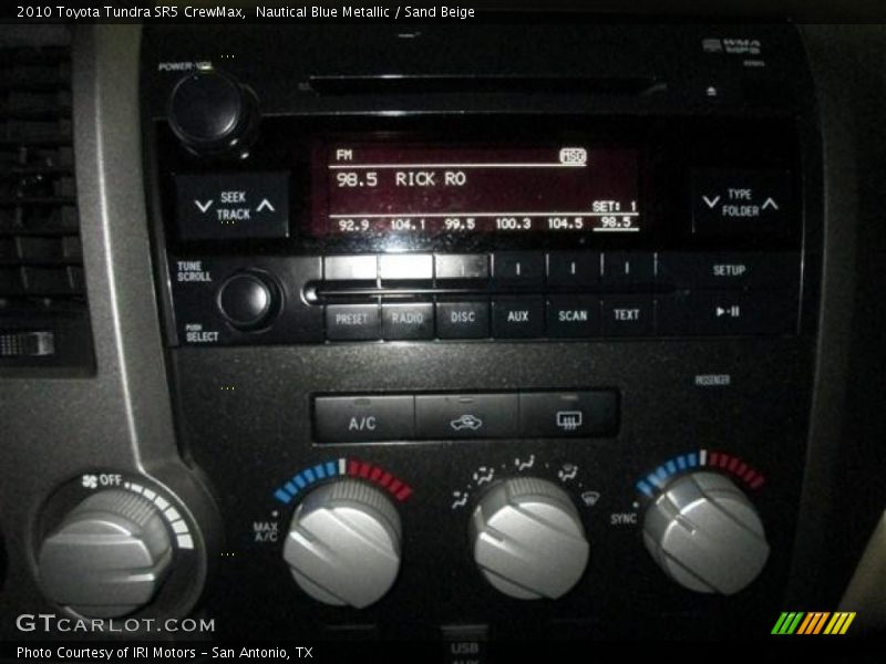 Nautical Blue Metallic / Sand Beige 2010 Toyota Tundra SR5 CrewMax