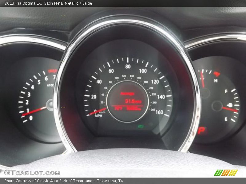 Satin Metal Metallic / Beige 2013 Kia Optima LX