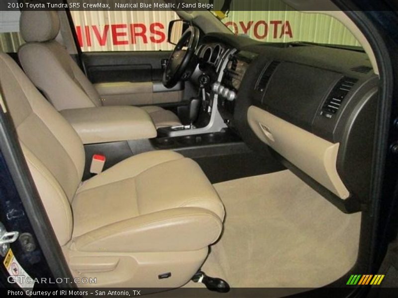 Nautical Blue Metallic / Sand Beige 2010 Toyota Tundra SR5 CrewMax