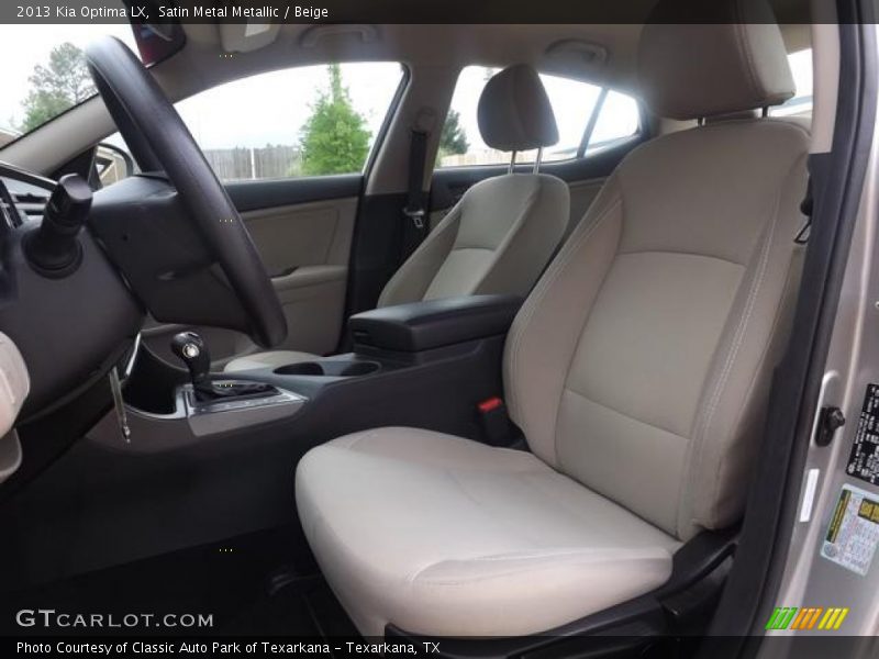Satin Metal Metallic / Beige 2013 Kia Optima LX