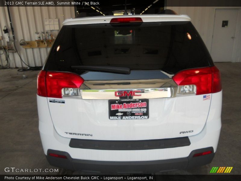 Summit White / Jet Black 2013 GMC Terrain SLE AWD