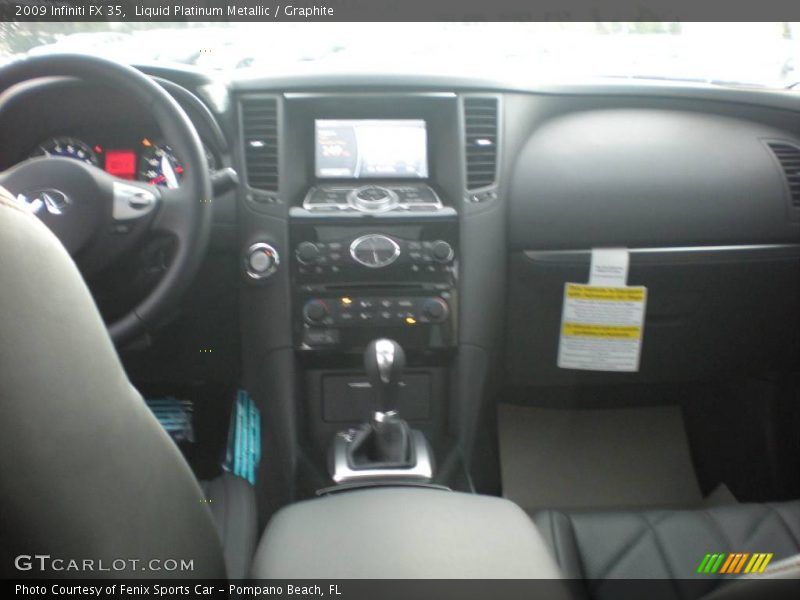 Liquid Platinum Metallic / Graphite 2009 Infiniti FX 35