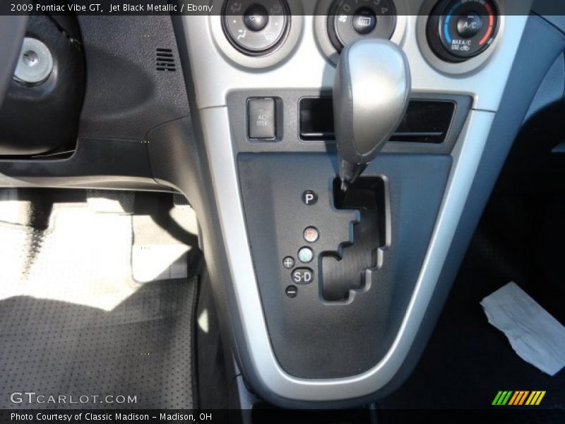 Jet Black Metallic / Ebony 2009 Pontiac Vibe GT