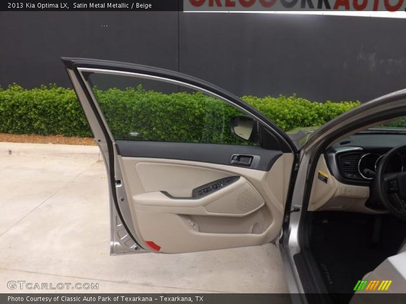 Satin Metal Metallic / Beige 2013 Kia Optima LX