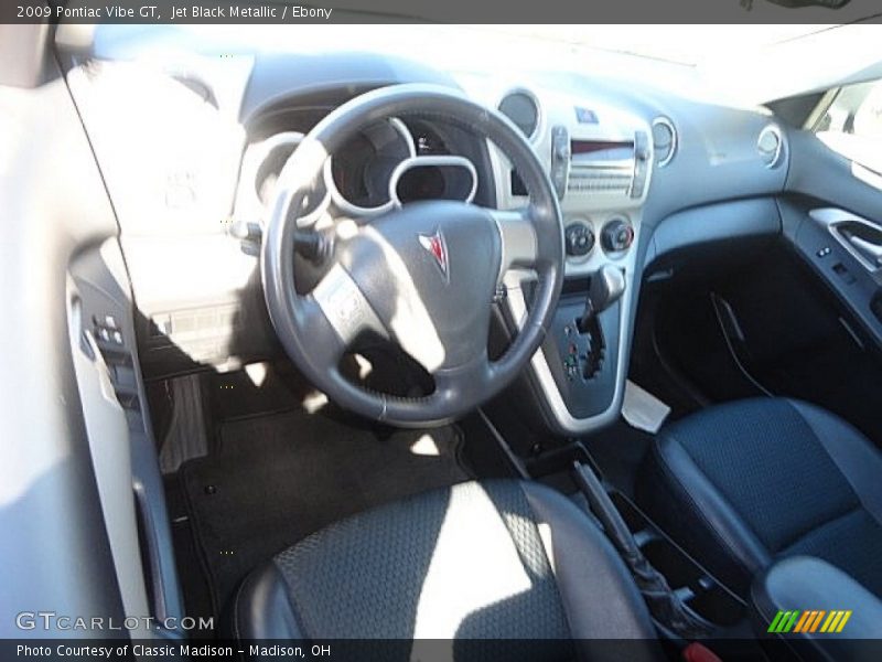Jet Black Metallic / Ebony 2009 Pontiac Vibe GT